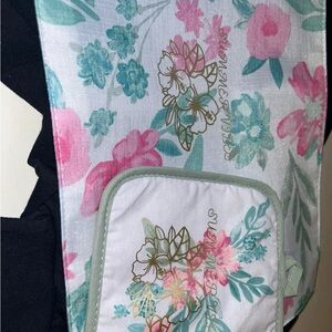 Floral Kitchen Linen Set - Pink, Green, White